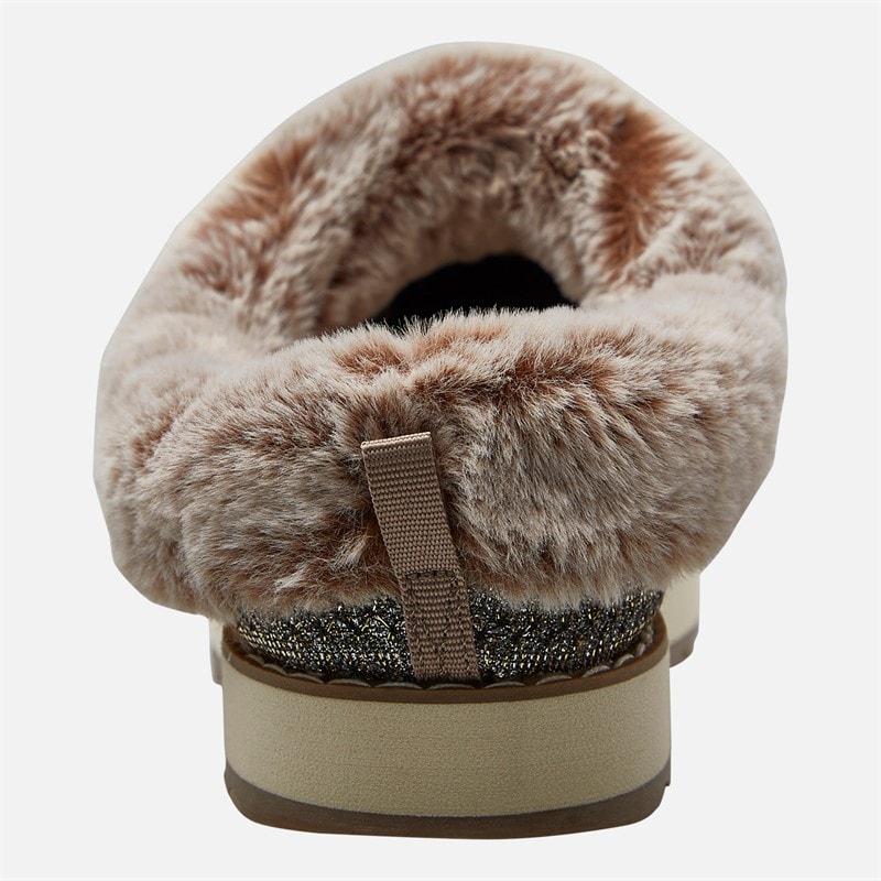 SKECHERS Womens Keepsakes 2.0 Charm Chateau Slippers Champagne - Image 3