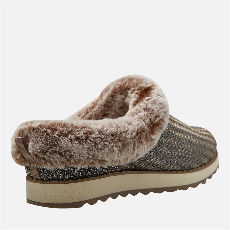 SKECHERS Womens Keepsakes 2.0 Charm Chateau Slippers Champagne - Image 5