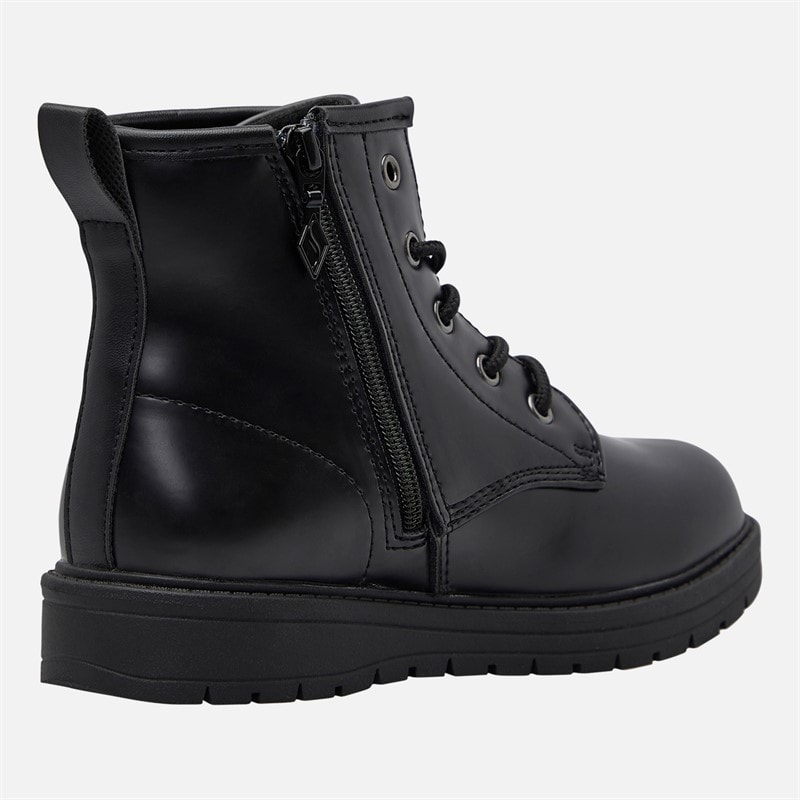 SKECHERS Infant Girls Gravlen Metallic Amor Boots Black - Image 5