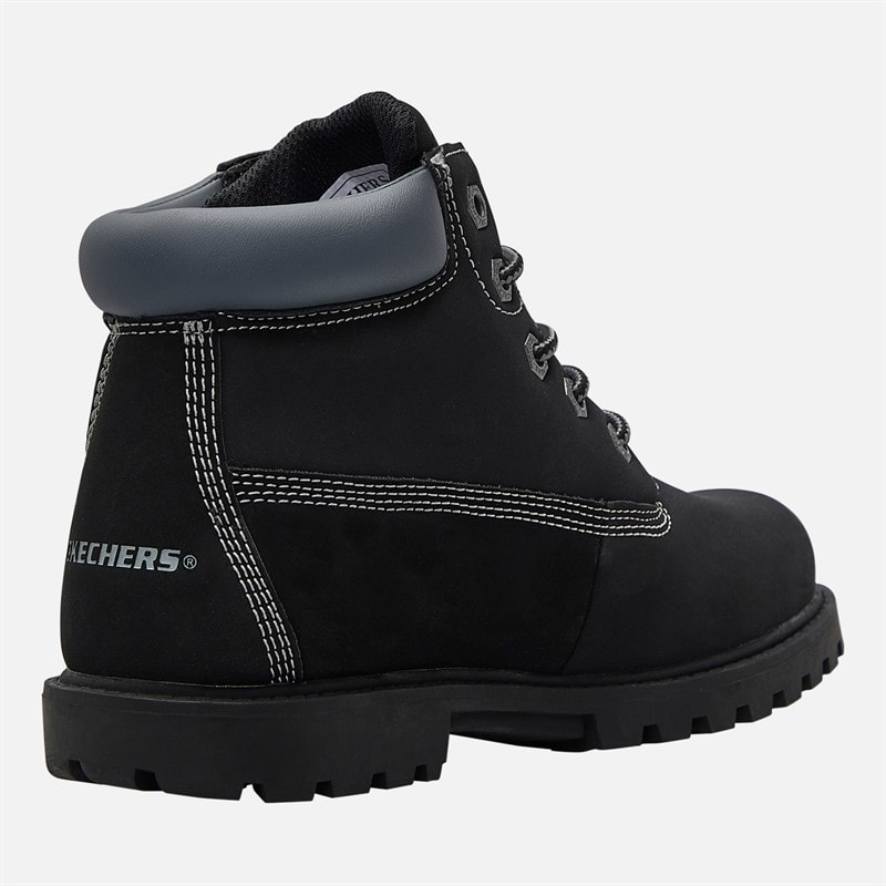 SKECHERS Kids Waterproof Power Reach Hydro Tread Boots Black - Image 5
