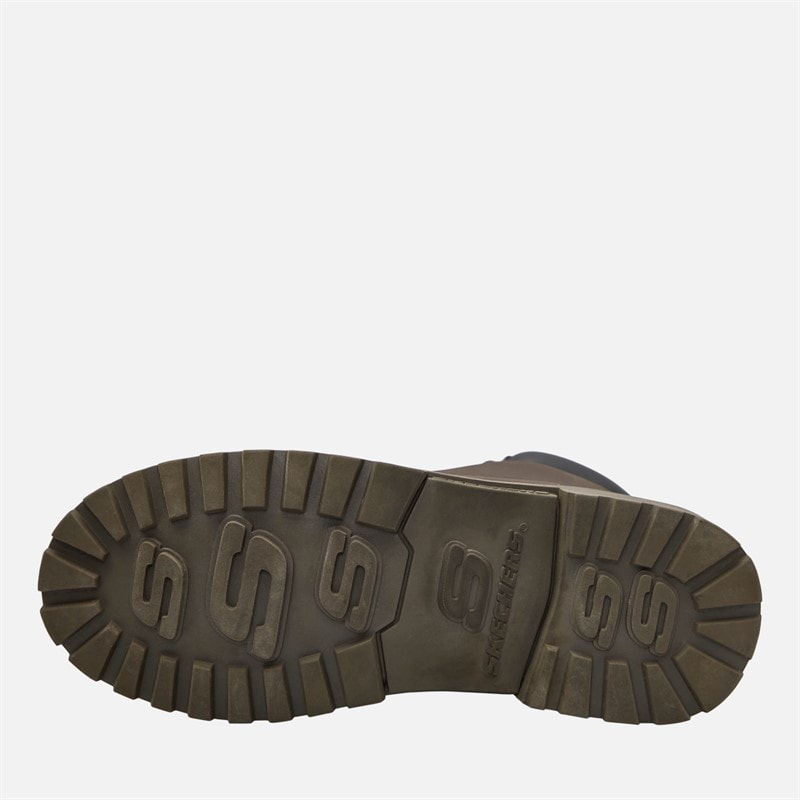 SKECHERS Kids Waterproof Power Reach Hydro Tread Boots Dark Brown - Image 2