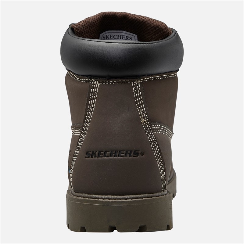 SKECHERS Kids Waterproof Power Reach Hydro Tread Boots Dark Brown - Image 3