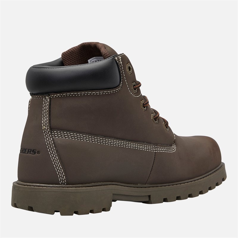 SKECHERS Kids Waterproof Power Reach Hydro Tread Boots Dark Brown - Image 5