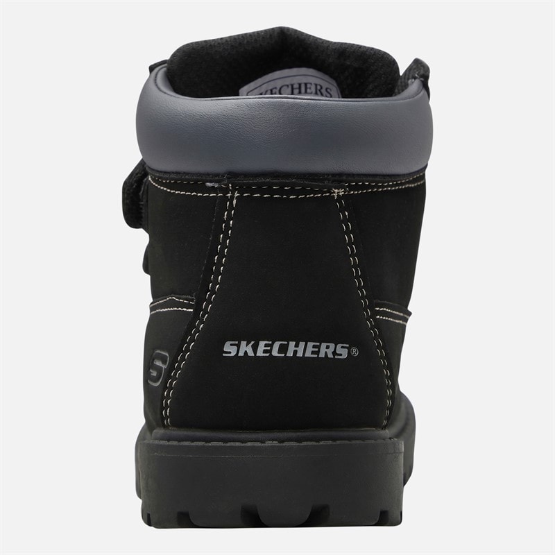 SKECHERS Infants Power Reach Lil' Lumberer Boots Black - Image 3