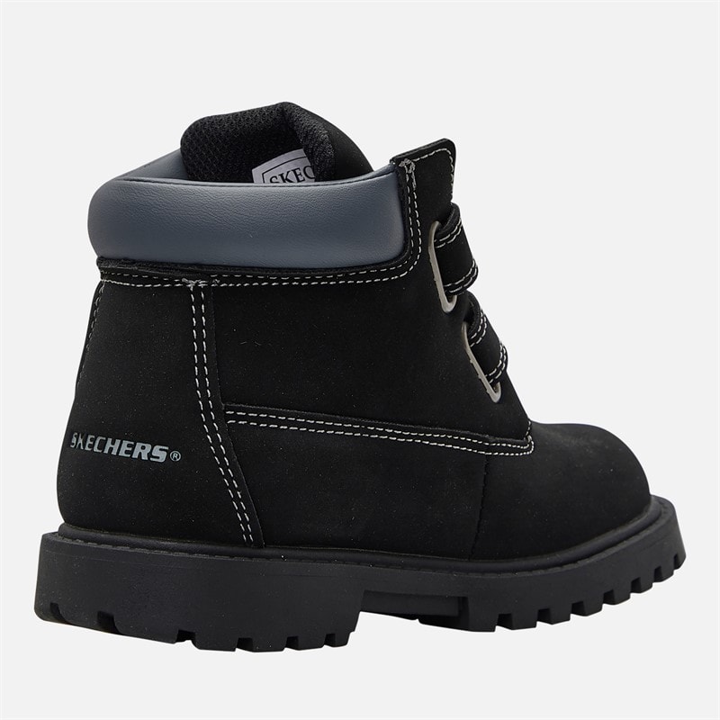SKECHERS Infants Power Reach Lil' Lumberer Boots Black - Image 5