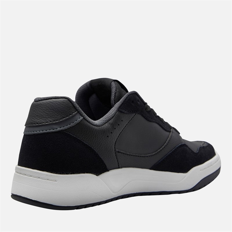 SKECHERS Mens Koopa Court Volley Low Varsity Trainers Black - Image 5