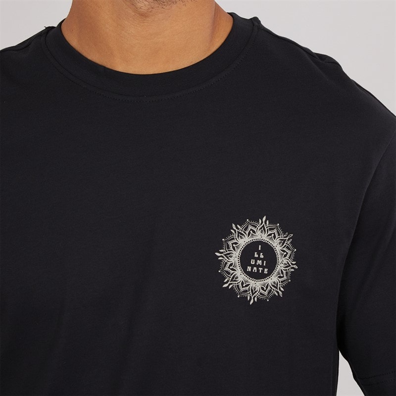 ONLY & SONS Mens Tristan Relax T-Shirt Black/Hand Eye - Image 3