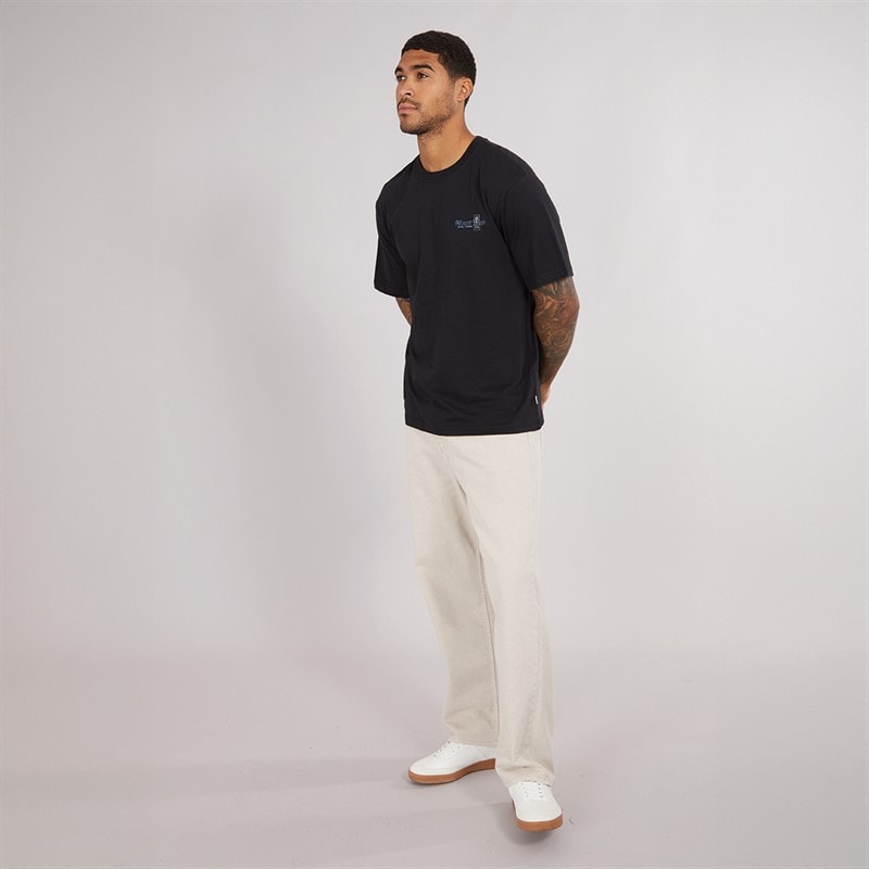 ONLY & SONS Mens Tristan Relax T-Shirt Black/Mount Fuji - Image 4