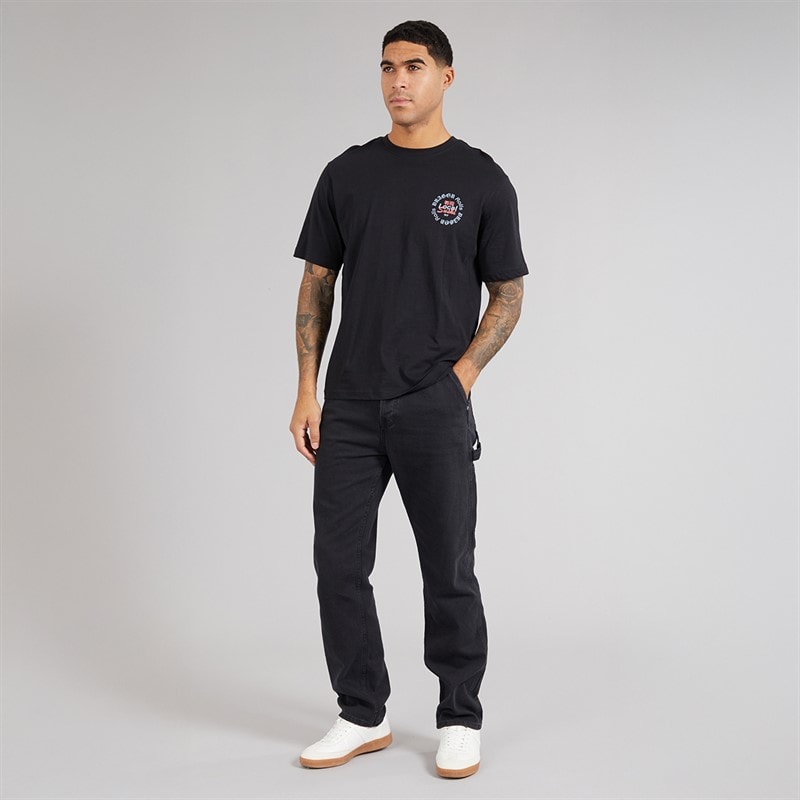 ONLY & SONS Mens Tristan Relaxed T-Shirt Black/Sushi - Image 4