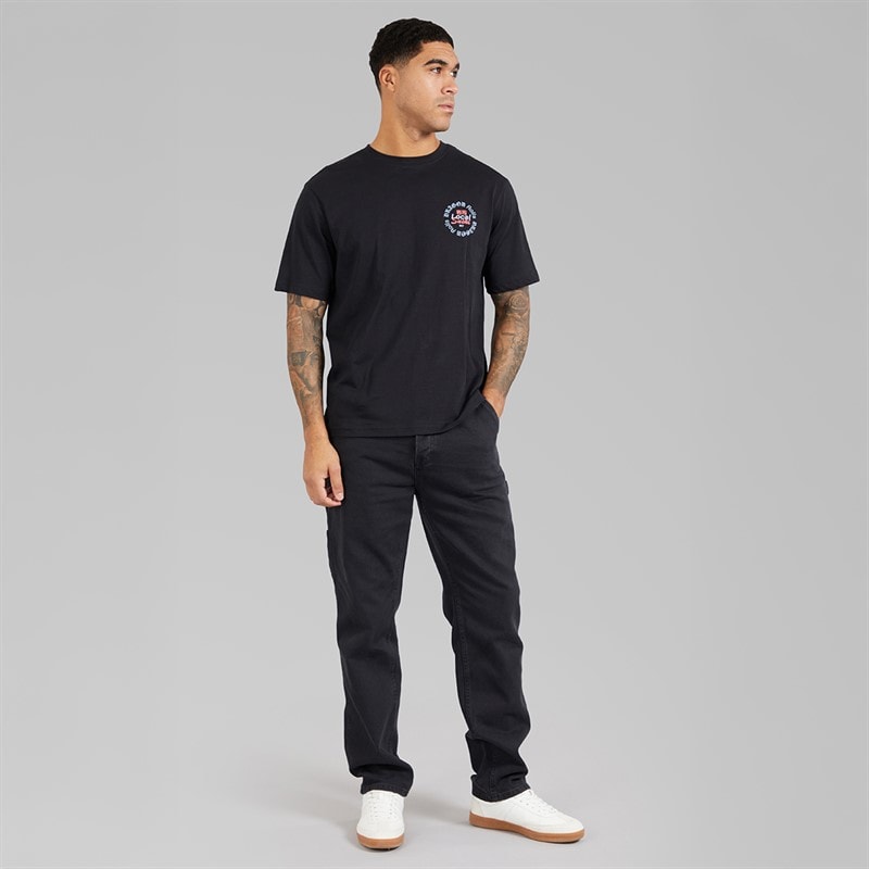 ONLY & SONS Mens Edge Straight Jeans Black - Image 4