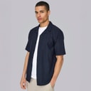 ONLY & SONS Mens Caiden Sol Res Short Sleeve Shirt Night Sky