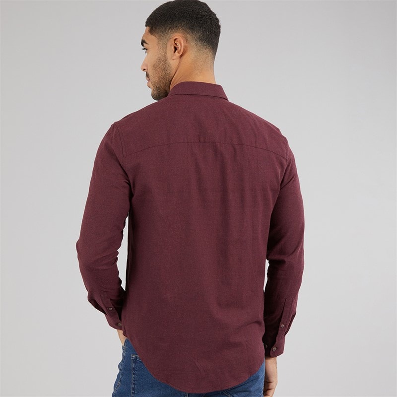 ONLY & SONS Mens Jupiter Long Sleeve Shirt Fudge - Image 2