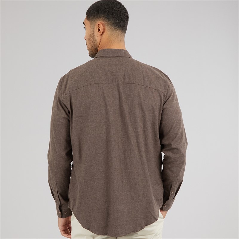 ONLY & SONS Mens Jupiter Long Sleeve Shirt Demitasse - Image 2