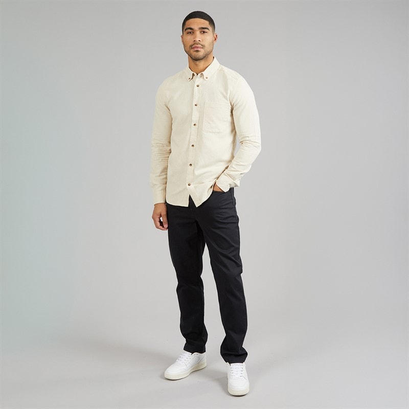 ONLY & SONS Mens Gudmund Slim Shirt Silver Lining - Image 3