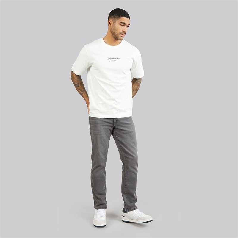 ONLY & SONS Mens Curated Relaxed T-Shirt Cloud Dancer - Image 4