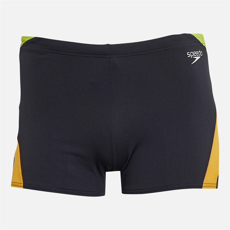 Speedo Mens Hyperboom Logo Splice Aquashorts Light Grey