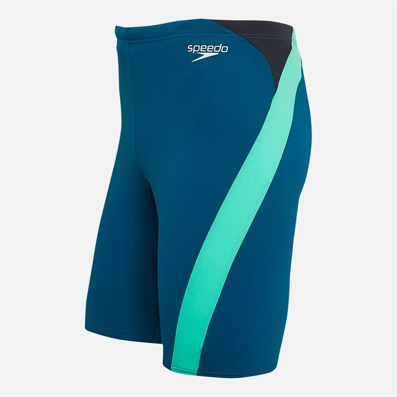 Speedo Mens Hyperboom Logo Splice Jammers Blue - Image 3