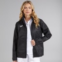 Speedo Womens Club Vaposhield Full Zip Rain Jacket Black