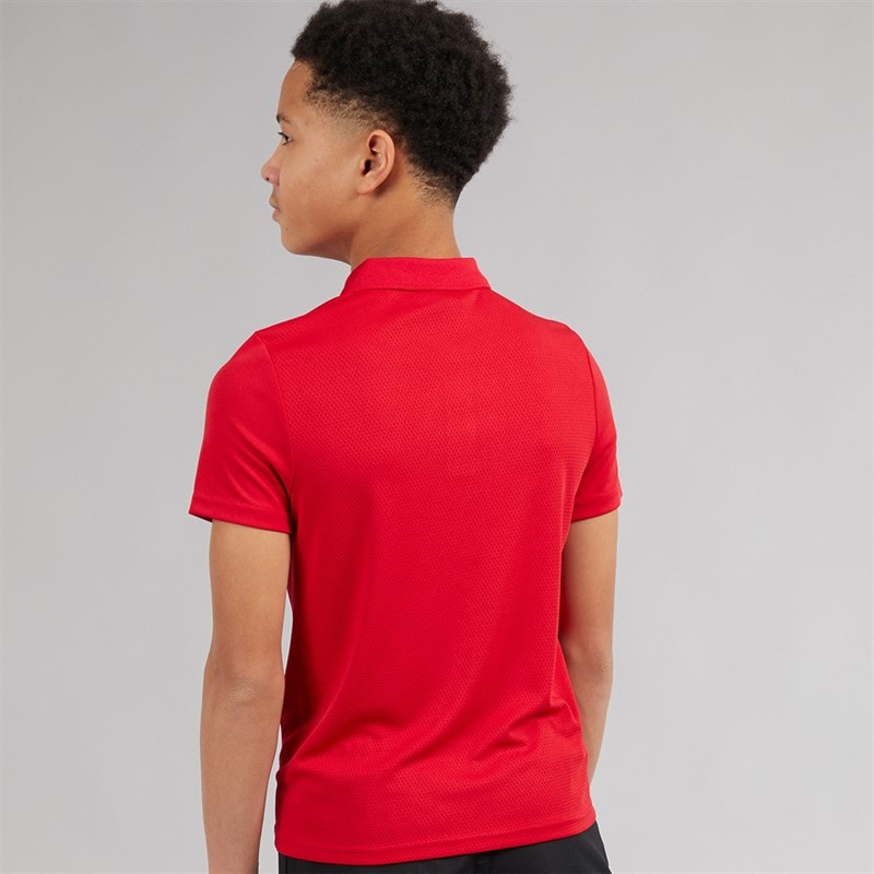 Speedo Junior Club Dry Polo Shirt Flag Red - Image 2