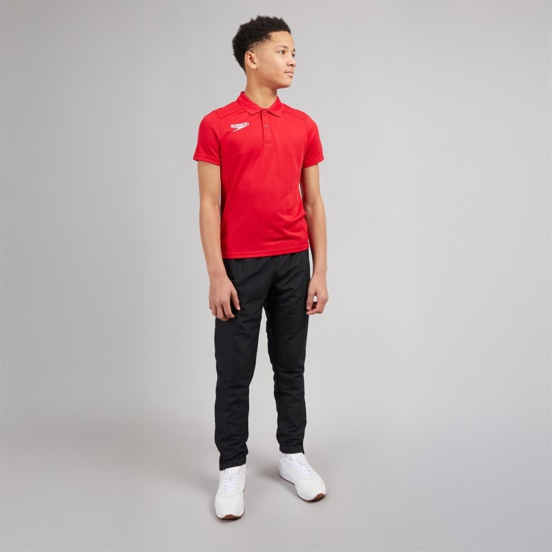Speedo Junior Club Dry Polo Shirt Flag Red - Image 3