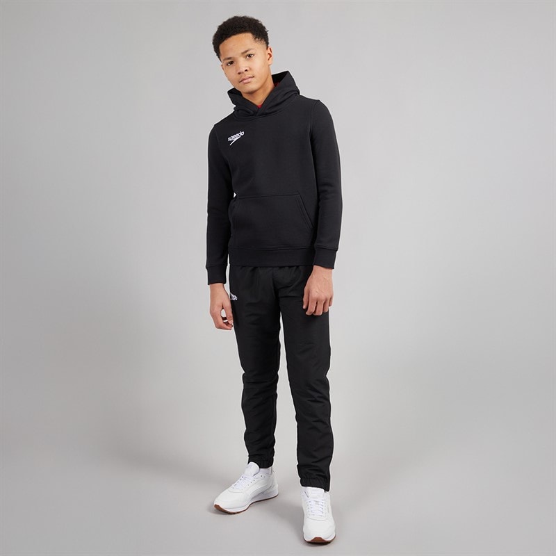 Speedo Junior Club Hoodie Black - Image 3