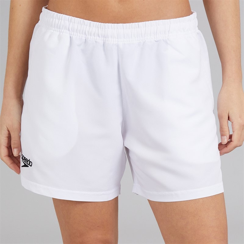 Speedo Womens Club Shorts White - Image 1