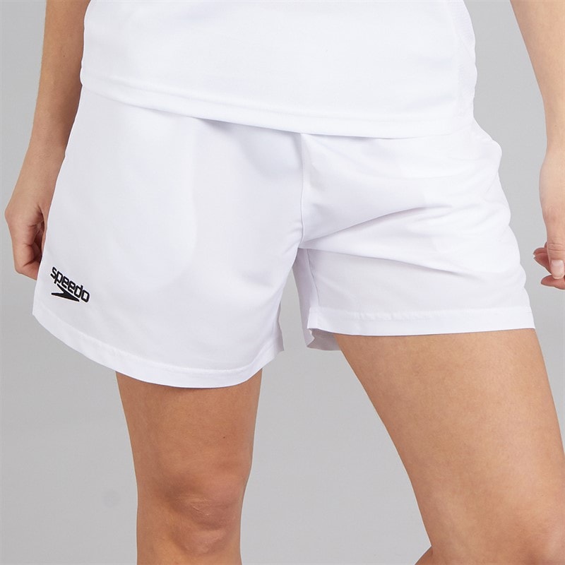 Speedo Womens Club Shorts White - Image 3