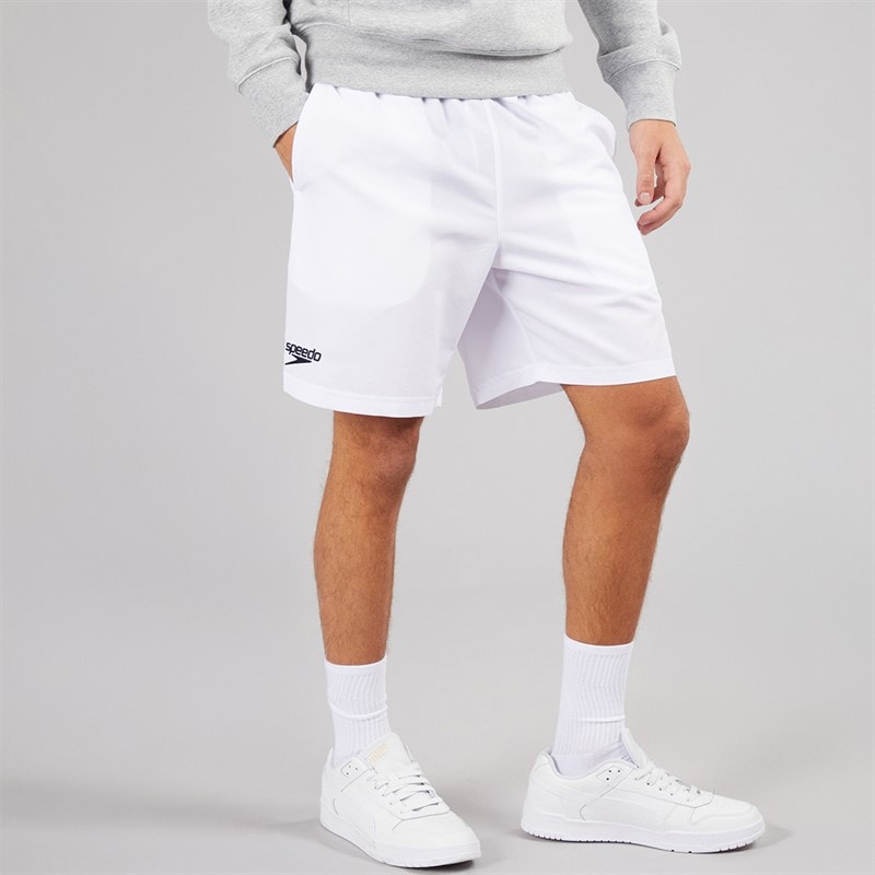Speedo Mens Club Shorts White - Image 1