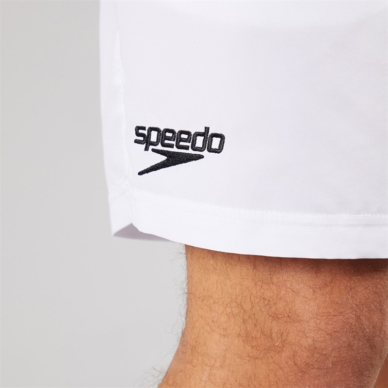Speedo Mens Club Shorts White - Image 3