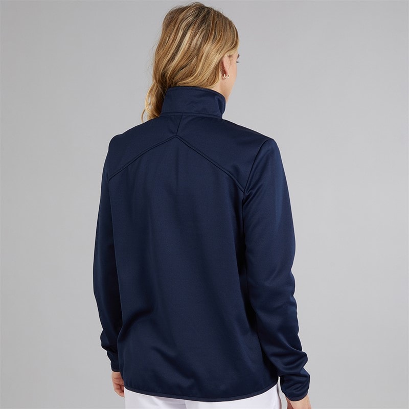 Speedo Womens Club 1/2 Zip Mid Layer Training Top Navy - Image 2