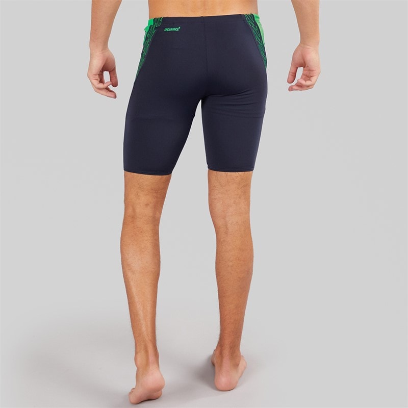 Speedo Mens Hyperboom Splice Jammer Swim Shorts Navy/Grey - Image 2