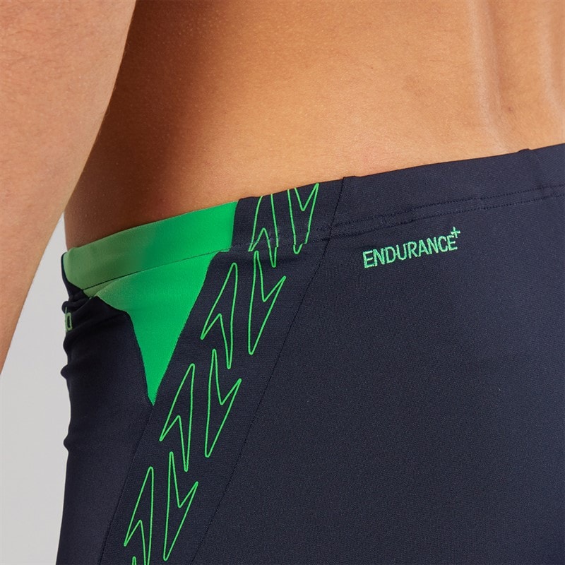 Speedo Mens Hyperboom Splice Jammer Swim Shorts Navy/Grey - Image 3