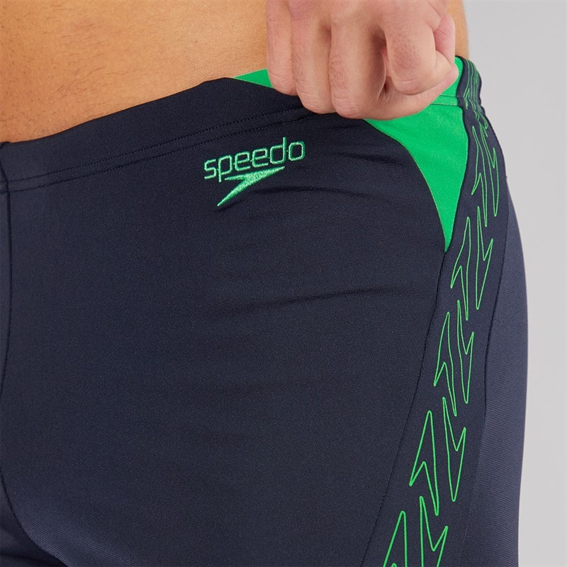 Speedo Mens Hyperboom Splice Jammer Swim Shorts Navy/Grey - Image 5