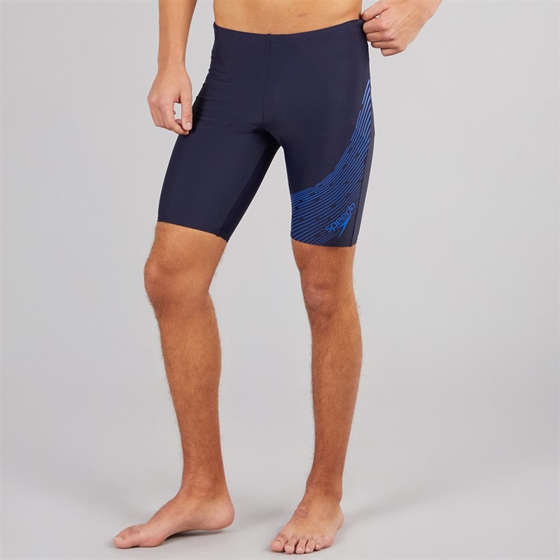 Speedo Mens Medley Logo Jammer Swim Shorts Navy/Blue - Image 1