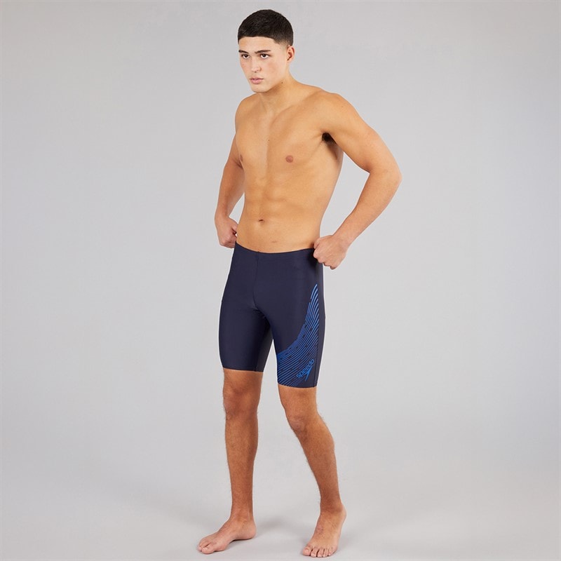 Speedo Mens Medley Logo Jammer Swim Shorts Navy/Blue - Image 4