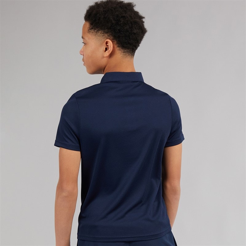 Speedo Junior Club Dry Polo Shirt Navy - Image 2
