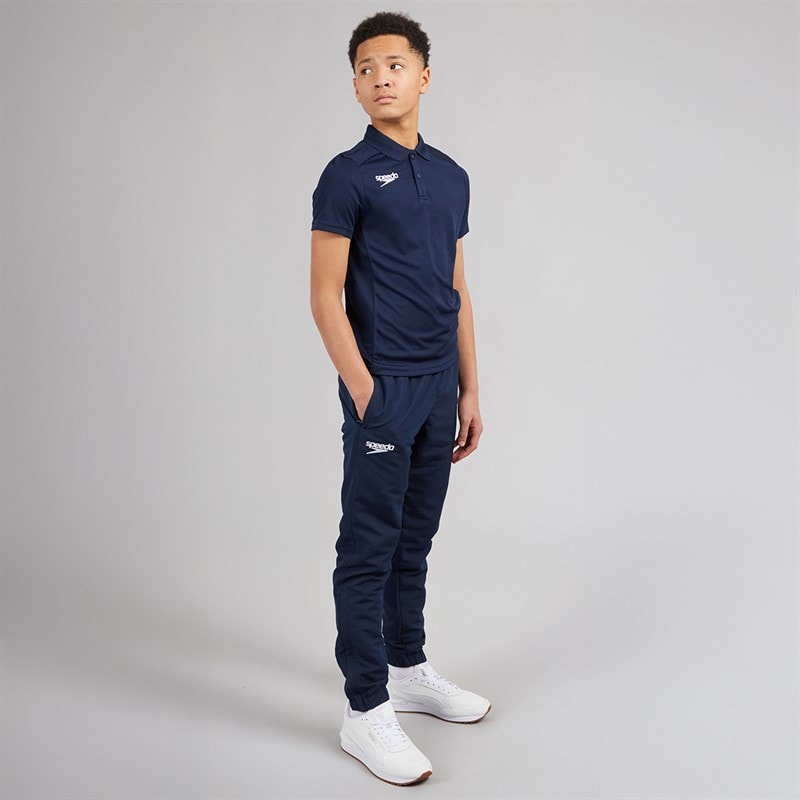 Speedo Junior Club Dry Polo Shirt Navy - Image 4