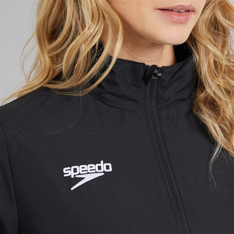 Speedo Womens Club Track Jacket Black - Image 5