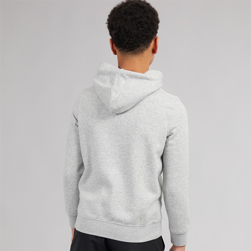 Speedo Junior Club Hoodie Grey Marl - Image 2