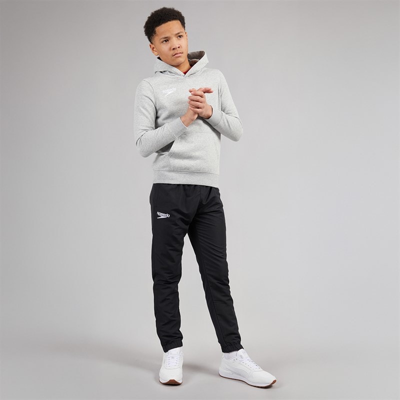 Speedo Junior Club Hoodie Grey Marl - Image 4