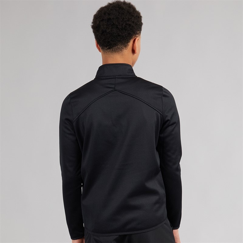 Speedo Junior Club 1/2 Zip Mid Layer Training Top Black - Image 2