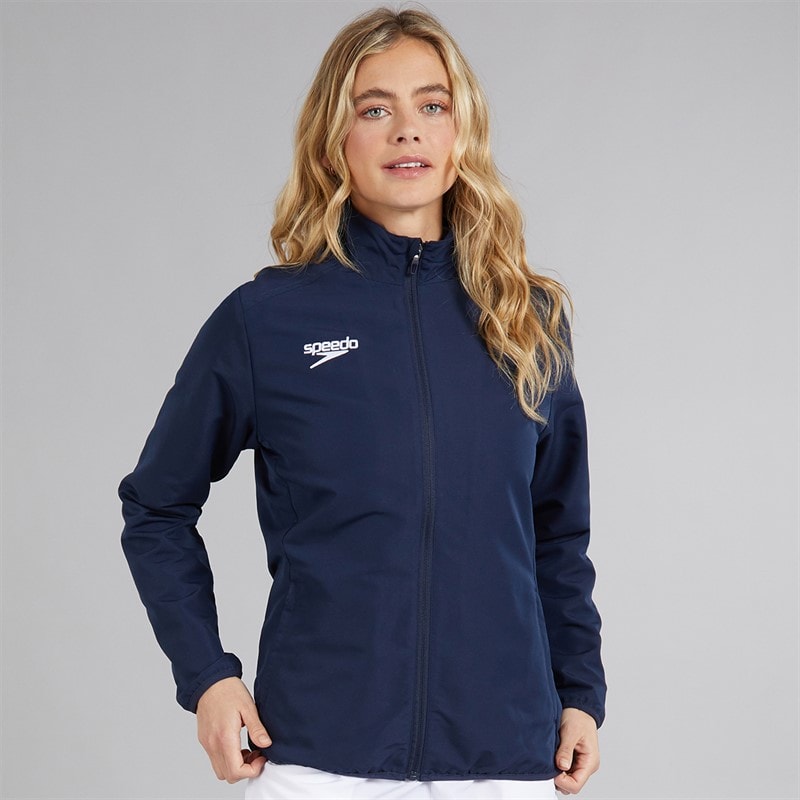Speedo Womens Club Track Jacket Navy - Image 3