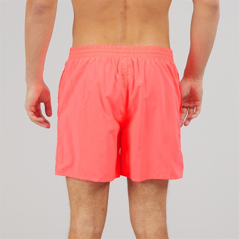 Speedo Mens Essentials 16 Inch Water Shorts Black/Neon Coral - Image 2