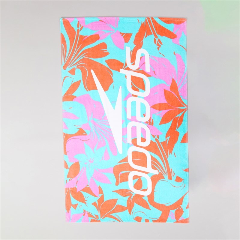 Speedo Beach Towel Arctic Glass/Kaluna Floral - Image 1