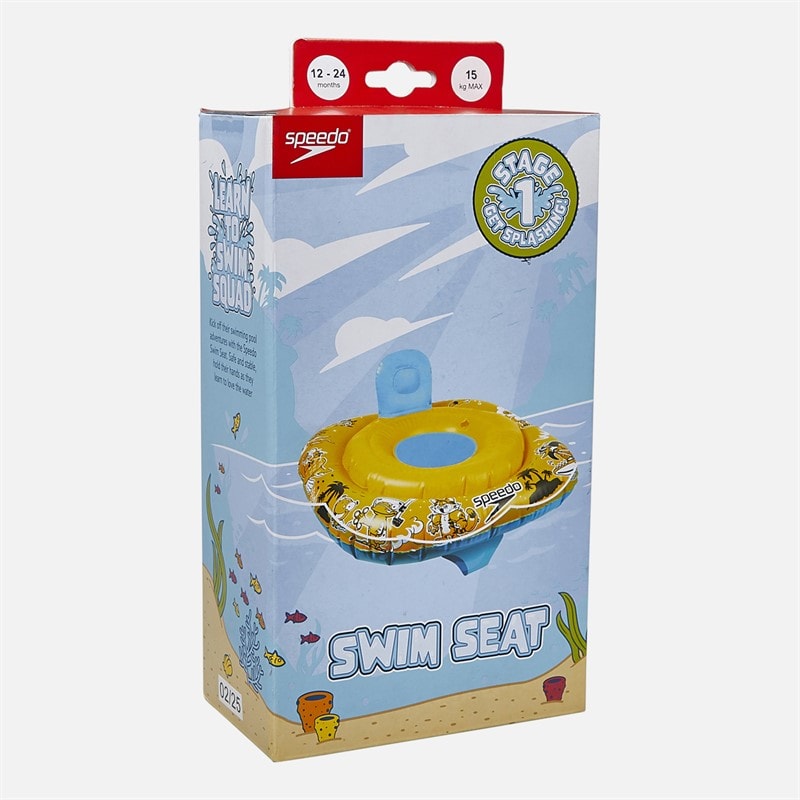 Speedo Infant Swim Seat 1-2 Years Bright Yellow/Black/Azure Blue - Image 2