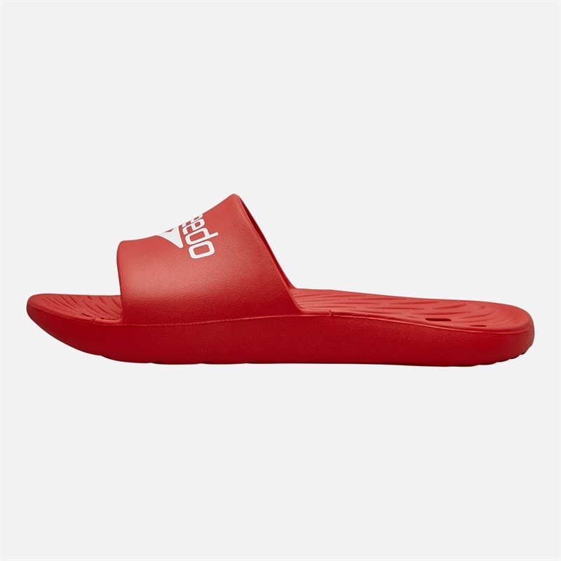 Speedo Mens Slides Federation Red/White - Image 2