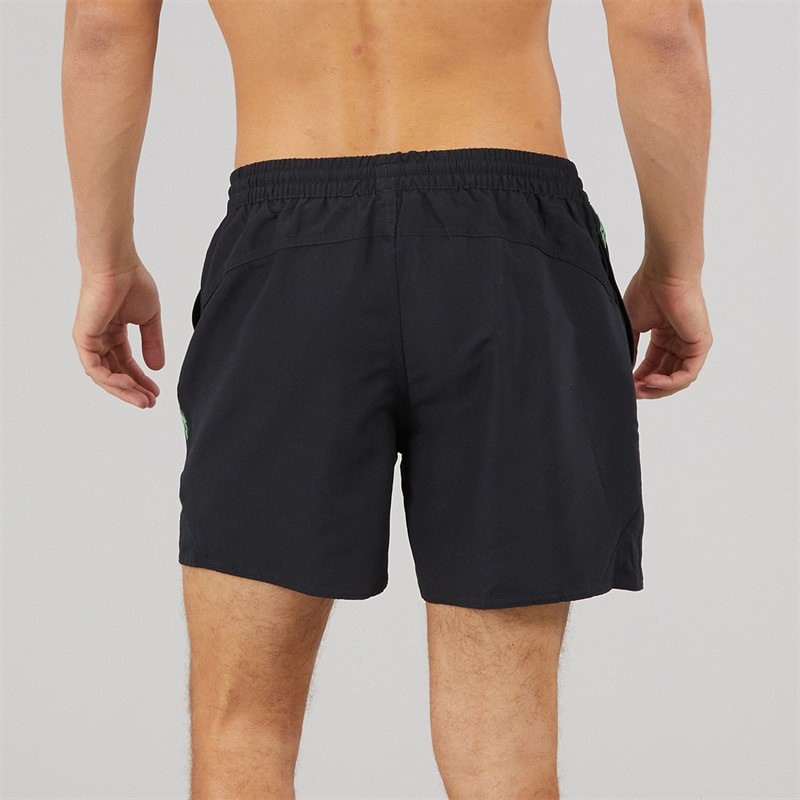 Speedo Mens Hyperboom Splice 16 Inch Swim Shorts Black/Alfalfa Green - Image 2