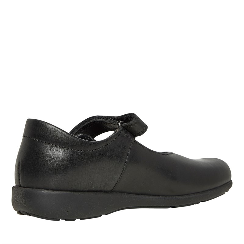 Start-Rite Junior Girls Junior Classroom Medium Fit Shoes Black Leather - Image 5