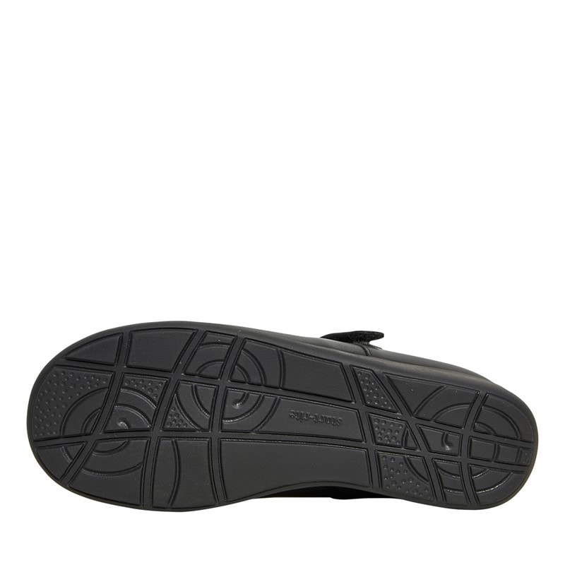 Start-Rite Girls Lesson Wide Fit Shoes Black Leather - Image 2