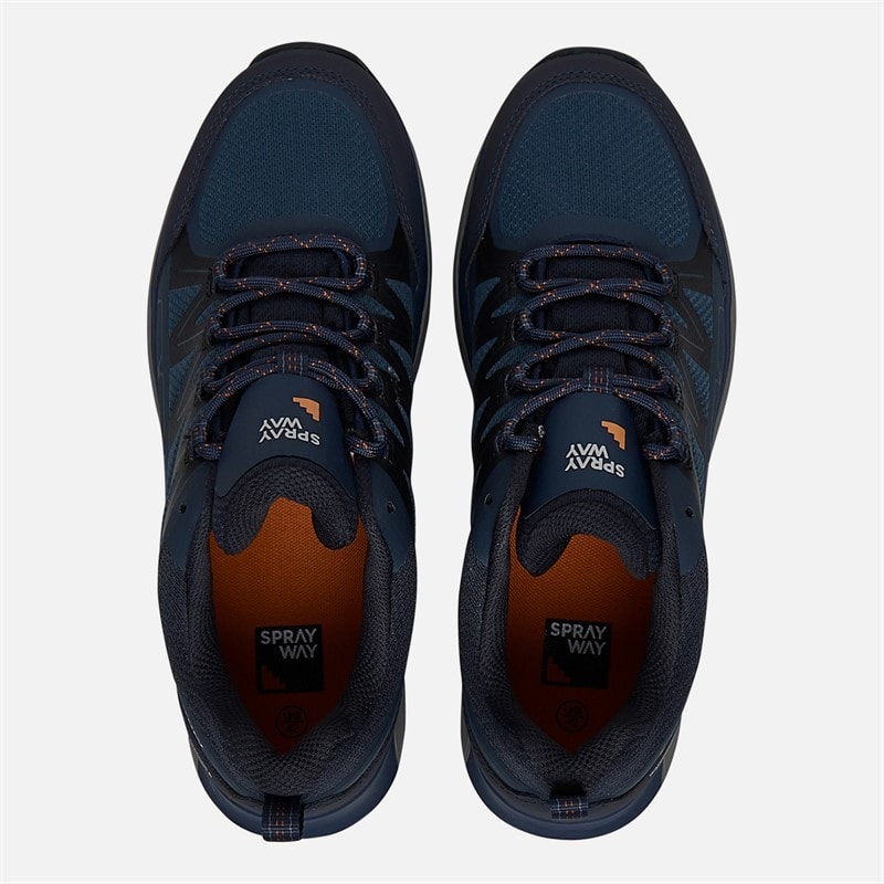Sprayway Mens Burbage Low Hydrodry Waterproof Walking Shoes Navy - Image 4